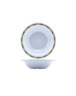GenWare Melamine Coloured Circles Oatmeal Bowl 15.2cm/ 6"