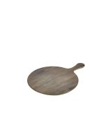 GenWare Melamine Wood Effect Round Paddle Board 42 x 30cm