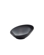 GenWare Melamine Black Slanted Buffet Bowl 30cm