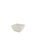 GenWare Melamine White Curved Square Bowl 15cm