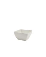 GenWare Melamine White Curved Square Bowl 19cm