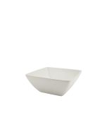 GenWare Melamine White Curved Square Bowl 26.2cm