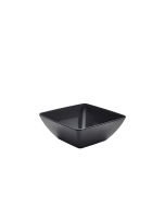 GenWare Melamine Black Curved Square Bowl 26.2cm