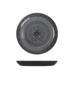 Black Marrakesh Melamine Bowl 38 x 4.5cm