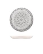 White Marrakesh Melamine Bowl 38 x 4.5cm
