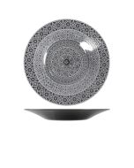 Black Marrakesh Melamine Bowl 48 x 6cm