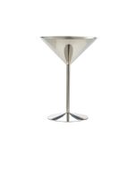 Stainless Steel Martini Glass 24cl/ 8.5oz