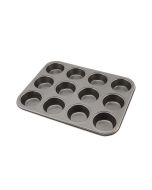 Carbon Steel Non-Stick 12 Cup Muffin Tray