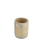 Miniature Wooden Barrel 11.5Dia x 13.5cm