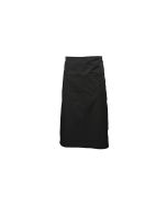 Black Waist Apron W/ Split Pocket 70cm Long