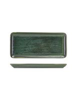 Terra Porcelain Aqua Green Narrow Rectangular Platter 31 x 14cm