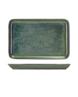 Terra Porcelain Aqua Green Rectangular Platter 30 x 20cm