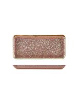 Terra Porcelain Rose Narrow Rectangular Platter 27 x 12.5cm