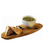 Olive Wood Rustic Platter 26 x 13cm+/-