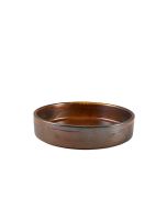 Terra Porcelain Rustic Copper Presentation Bowl 18cm