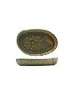 Kozo Porcelain Midori Oval Plate 23cm