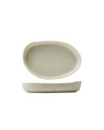Kozo Porcelain Shiro Oval Plate 23cm