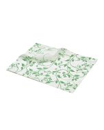 Greaseproof Paper Green Floral Print 25 x 20cm