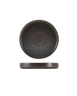 Terra Porcelain Black Presentation Plate 18cm