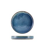 Terra Porcelain Aqua Blue Presentation Plate 18cm