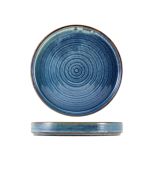 Terra Porcelain Aqua Blue Presentation Plate 26cm
