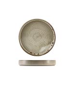 Terra Porcelain Grey Presentation Plate 18cm