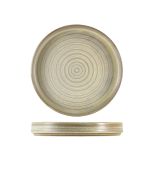Terra Porcelain Matt Grey Presentation Plate 26cm