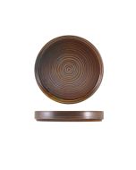 Terra Porcelain Rustic Copper Presentation Plate 18cm