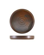 Terra Porcelain Rustic Copper Presentation Plate 20.5cm