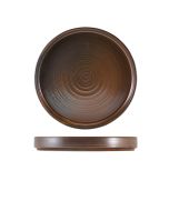 Terra Porcelain Rustic Copper Presentation Plate 26cm