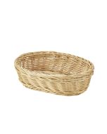 Oval Polywicker Basket 22.5 x 15.5 x 6.5cm