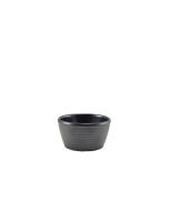 GenWare Melamine Matt Black Ripple Ramekin 56ml/ 2oz