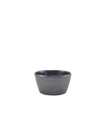 GenWare Melamine Matt Black Ripple Ramekin 113ml/ 4oz