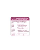50X50mm Removable Allergen Label (500)