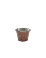 2.5oz Stainless Steel Ramekin Hammered Copper