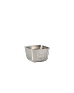 GenWare Stainless Steel Square Hammered Ramekin 71ml/ 2.5oz