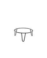 GenWare Black Anti-Slip Hairpin Riser 10cm