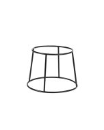 Genware Black Anti-Slip Round Buffet Riser 18cm