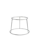 GenWare Silver Anti-Slip Round Buffet Riser 18cm