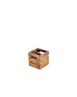 Genware Acacia Wood Box/ Riser 12cm