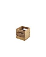 Genware Acacia Wood Box/ Riser 15cm