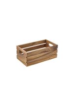 Genware Acacia Wood Box/ Riser GN 1/3