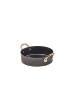 GenWare Black Vintage Steel Mini Casserole Dish 12.25 x 3.5cm