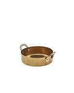GenWare Gold Vintage Steel Mini Casserole Dish 12.25 x 3.5cm