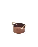GenWare Copper Vintage Steel Mini Casserole Dish 9 x 5.25cm
