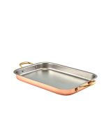GenWare Copper Plated Deep Tray 33 x 23.5cm
