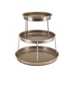 GenWare Three Tier Vintage Steel Seafood Stand