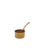 GenWare Gold Vintage Steel Mini Sauce Pan 7 x 3.75cm