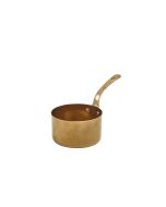 GenWare Gold Vintage Steel Mini Sauce Pan 9 x 5.25cm
