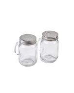 Mason Jar Salt & Pepper Shaker Set